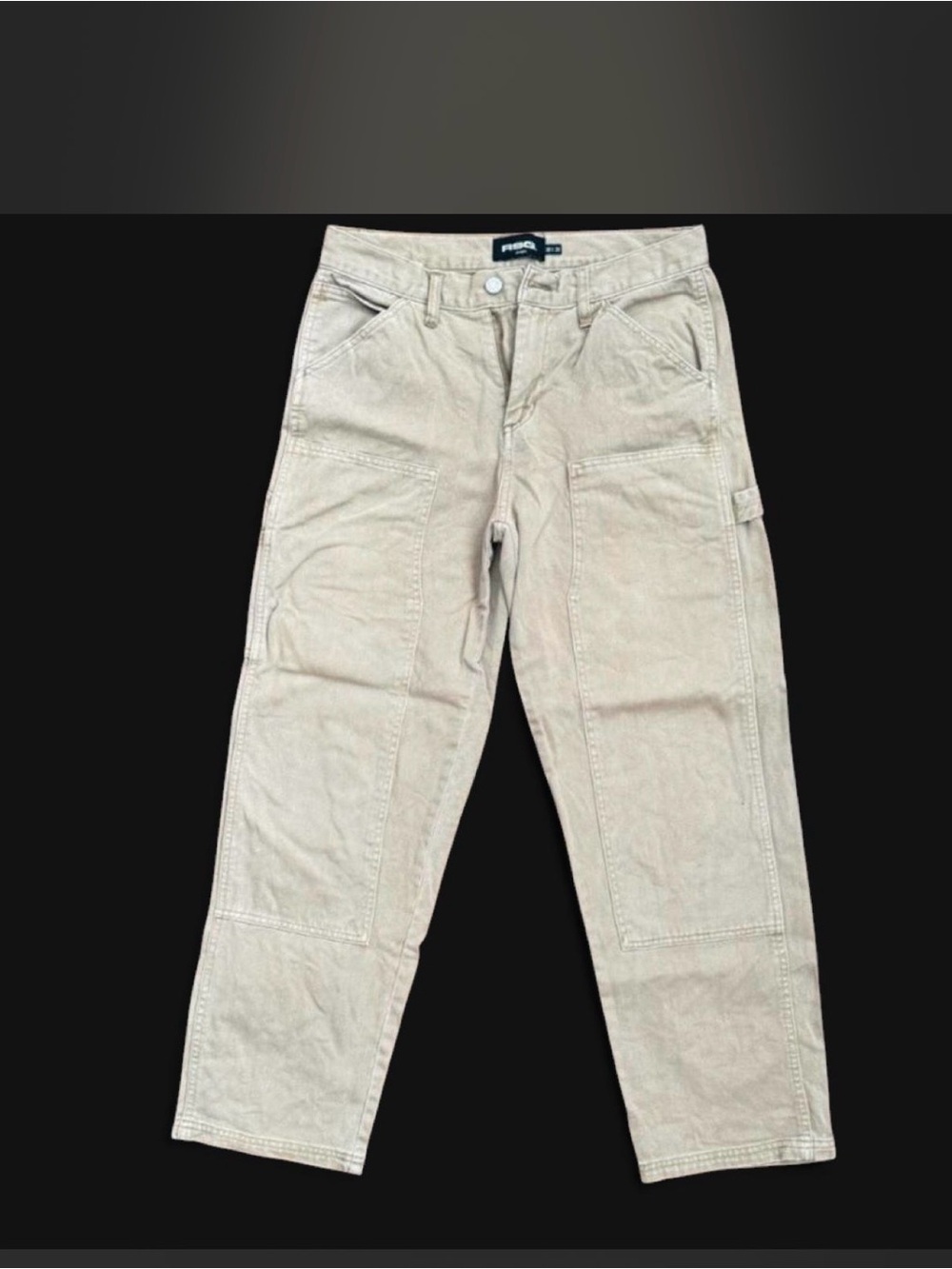 RSQ Men's Tan Cargo Work Pants
